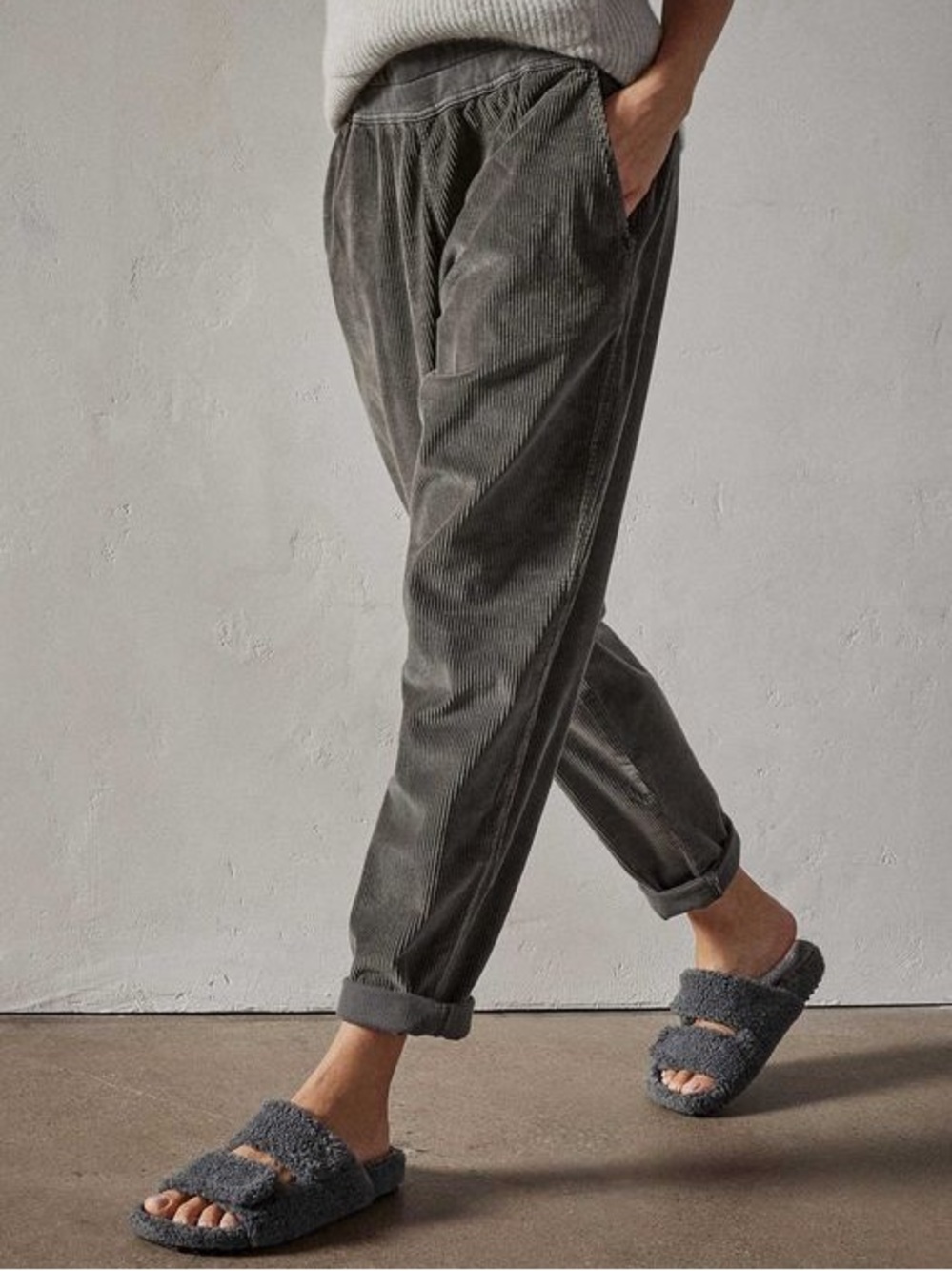 James Perse relaxed fit corduroy pant 4 XL cord minimalist timeless quiet luxury